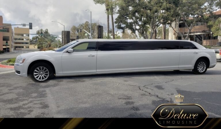 White Chrysler Limousine Service