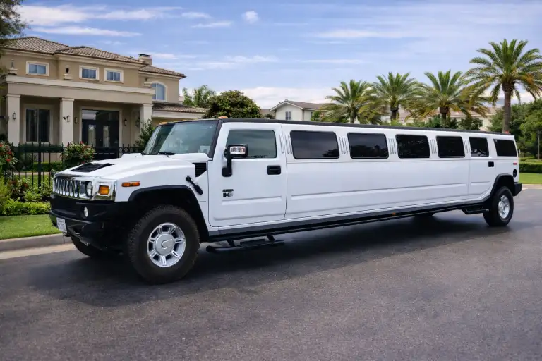 Hummer limousine exterior