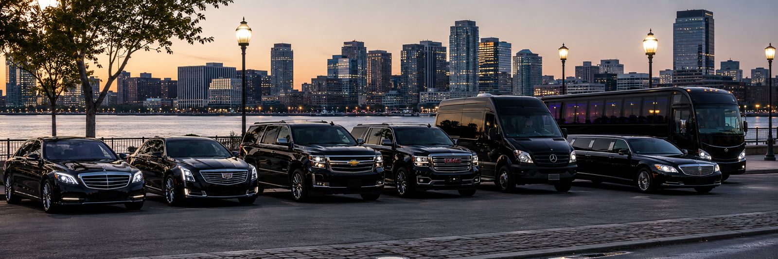 Deluxe Limousine Service luxury fleet available for FIFA World Cup stadium transportation at SoFi Stadium