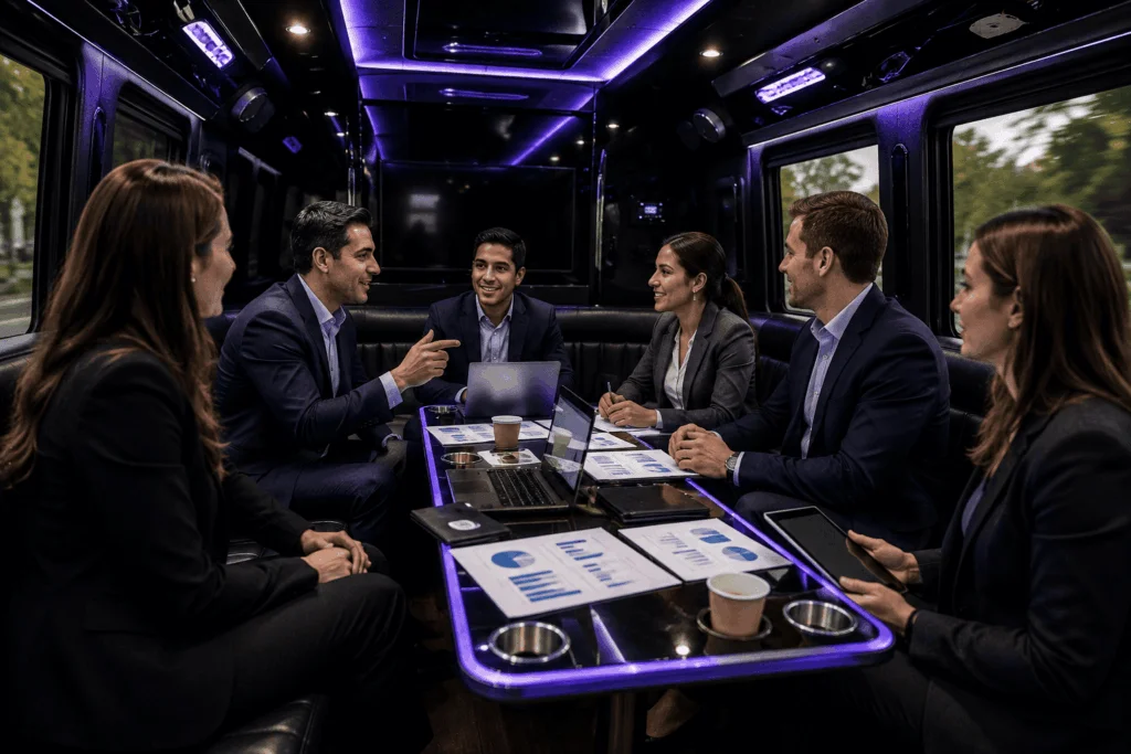 Executive airport transfer in black sedan