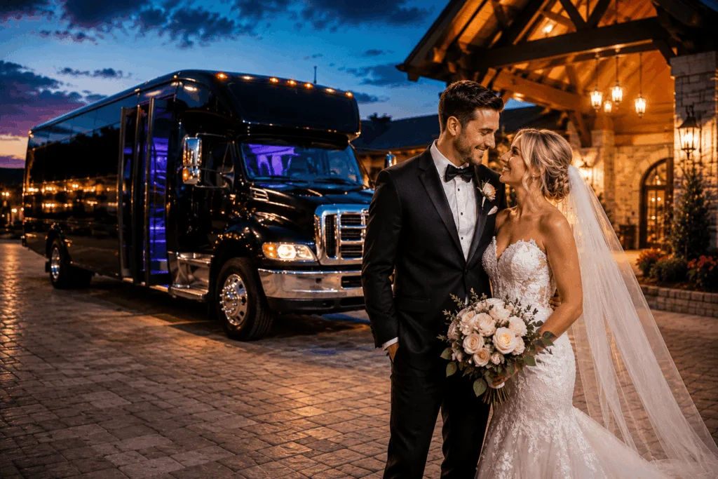 Deluxe Limousine Service premium wedding fleet rentals in Orange County